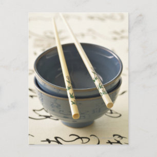 Chinesisches Utensil Postkarte