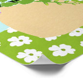 Chinesisches Violett Poster (Ecke)