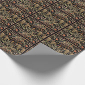 Chinesisches Vogelmuster Geschenkpapier (Ecke)