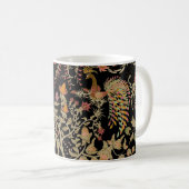 Chinesisches Vogelmuster Kaffeetasse (VorderseiteRechts)