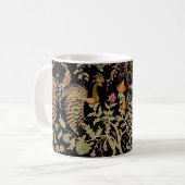 Chinesisches Vogelmuster Kaffeetasse (Vorderseite Links)