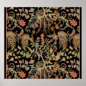 Chinesisches Vogelmuster Poster (Vorne)