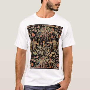 Chinesisches Vogelmuster T-Shirt