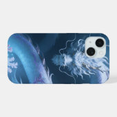 Chinesisches Wasserdrache-Kunst-Fantasydesign mit  iPhone 15 Hülle (Rückseite (Horizontal))