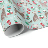 Chinesisches Weihnachtswackelpapier Geschenkpapier (Rolleneckpunkt)