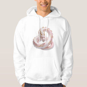 Chinesisches Weißgold-Drache Kunst Fantasy-Design  Hoodie