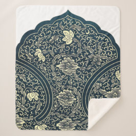 Chinesisches Ziermuster Sherpa Blanket Sherpadecke