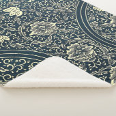 Chinesisches Ziermuster Sherpa Blanket Sherpadecke (3/4)