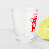 Chinesisches Zodiac Pig Schnapsglas (Links)