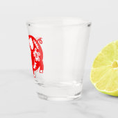 Chinesisches Zodiac Pig Schnapsglas (Rechts)