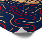 Chinesisches Zodiac Pig | Zodiac Digital Print Poster (Ecke)