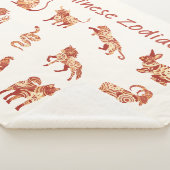 Chinesisches Zodiac-Tierzeichen Sherpadecke (3/4)