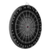 Chinesisches Zodiac Wheel Custom Dart Board Dartscheibe (Vorderseite Links)
