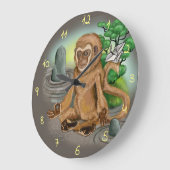 Chinesisches Zodiaka-Jahr des Affen Große Wanduhr (Winkel)
