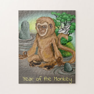 Chinesisches Zodiaka-Jahr des Affen Puzzle