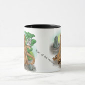 Chinesisches Zodiaka-Jahr des Affen Tasse (Zentrum)