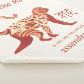 Chinesisches Zodiaka-Jahr des Affentierzeichens Sherpadecke (3/4)