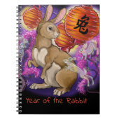 Chinesisches Zodiaka-Jahr des Kaninchens Notizblock (Vorderseite)
