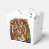 Chinesisches Zodiaka-Jahr des Tiger Geschenkschachtel (Rückseite)