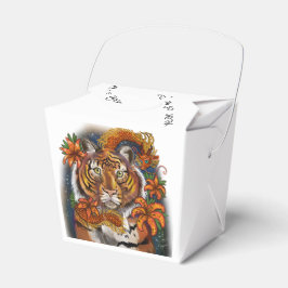 Chinesisches Zodiaka-Jahr des Tiger Geschenkschachtel