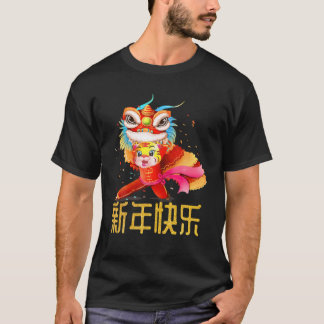 Chinesisches Zodiaka-Jahr des Tiger glücklichen ch T-Shirt