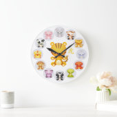 Chinesisches Zodiaka-Jahr des Tiger Große Wanduhr (Zuhause)