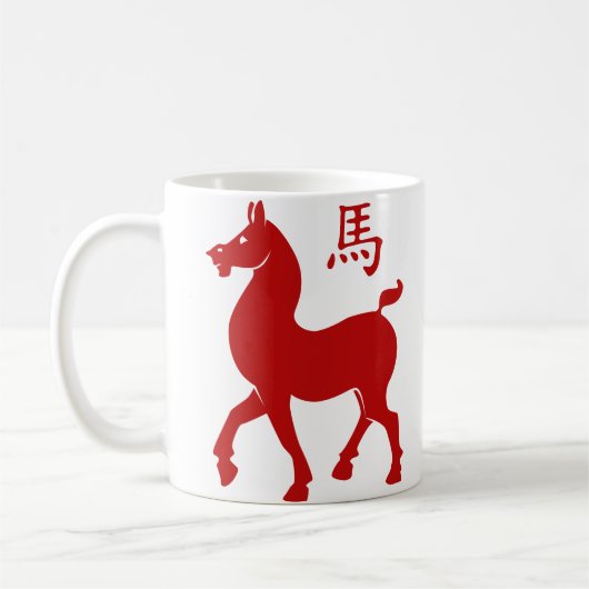 Chinesisches Zodiakhorn Kaffeetasse (Links)