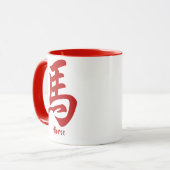 Chinesisches Zodiakhorn Tasse (Vorderseite Links)