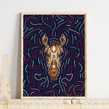 Chinesisches Zodiakhorn | Zodiac Digital Print