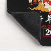 Chinesisches Zodiakorpferd 2026 Dekorationsjahr Mousepad (Ecke)