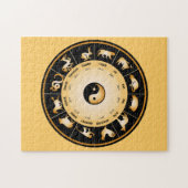 Chinesisches Zodiakrad Puzzle (Horizontal)
