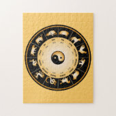 Chinesisches Zodiakrad Puzzle (Vertikal)