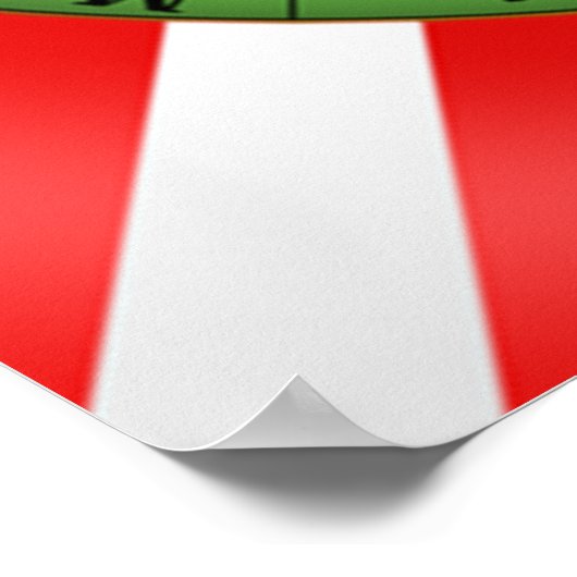 Chinesisches Zodialrad Poster (Ecke)