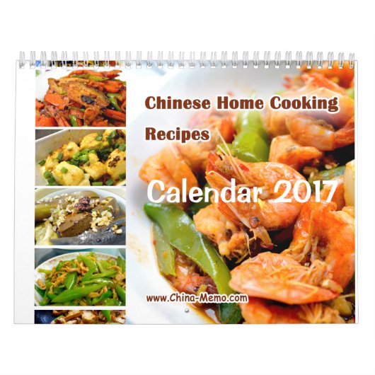 Chinesisches Zuhause, das Rezept-Kalender 2017 Kalender (Titelbild)