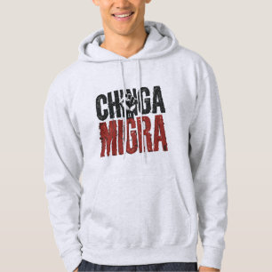 Chinga La Migra Anti-ICE-Shirt –Vintage Resistance Hoodie