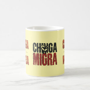 Chinga La Migra Anti-ICE-Shirt - Vintage Resistenz Kaffeetasse