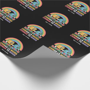 Chinga La Migra Chinga Tu Maga Funny Rainbow Geschenkpapier