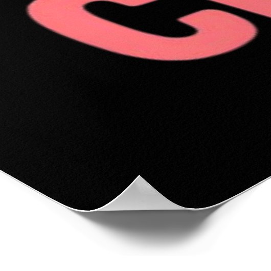 Chinga La Migra Chinga Tu Maga Funny Rainbow Poster (Ecke)