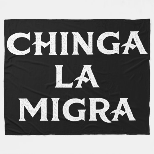 Chinga LA Migra Fleecedecke (Vorderseite (Horizontal))