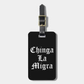Chinga LA Migra Gepäckanhänger (Vorderseite vertikal)