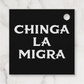 Chinga LA Migra Geschenkanhänger (Rückseite)