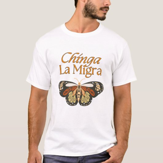 Chinga La Migra - ICE abschaffen T-Shirt (Vorderseite)