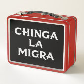 Chinga LA Migra Metall Brotdose (Rückseite)