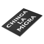 Chinga LA Migra Notizblock (angewinkelt)