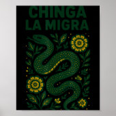 Chinga La Migra Resist Ice Poster (Vorne)
