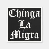Chinga LA Migra Serviette (Vorderseite)
