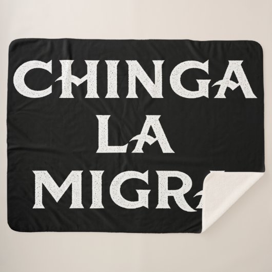 Chinga LA Migra Sherpadecke (Vorderseite (Horizontal))