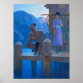 Chingachgook von Newell Convers Wyeth Poster (Vorne)