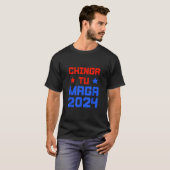 Chingatumaga 2024 Chinga tu Maga Anti trump Mexica T-Shirt (Vorne ganz)