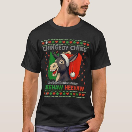 Chingedy Ching Dominick The Italian Christmas Xmas T-Shirt (Vorderseite)